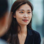 Asian woman in office