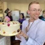 Dominick with cake