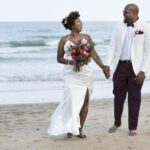 Wedding black couple